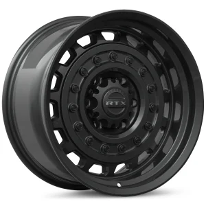 RTX Wheels – Crusader – Black – 17″x9″ -12mm – All weather Wheels – 083308